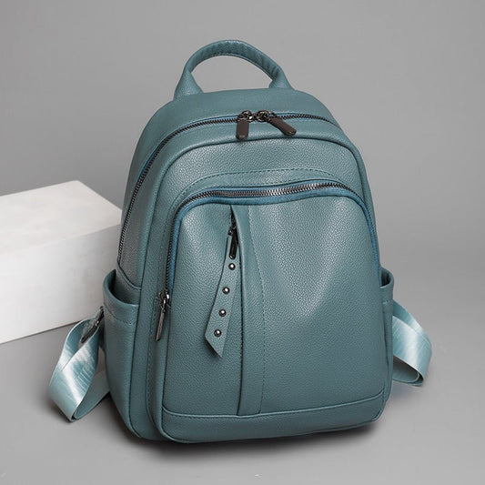 Women's Waterproof Backpack Soft Leather