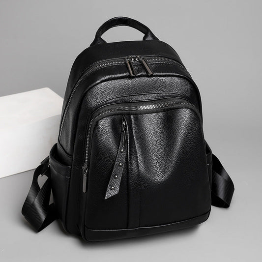 Women's Waterproof Backpack Soft Leather